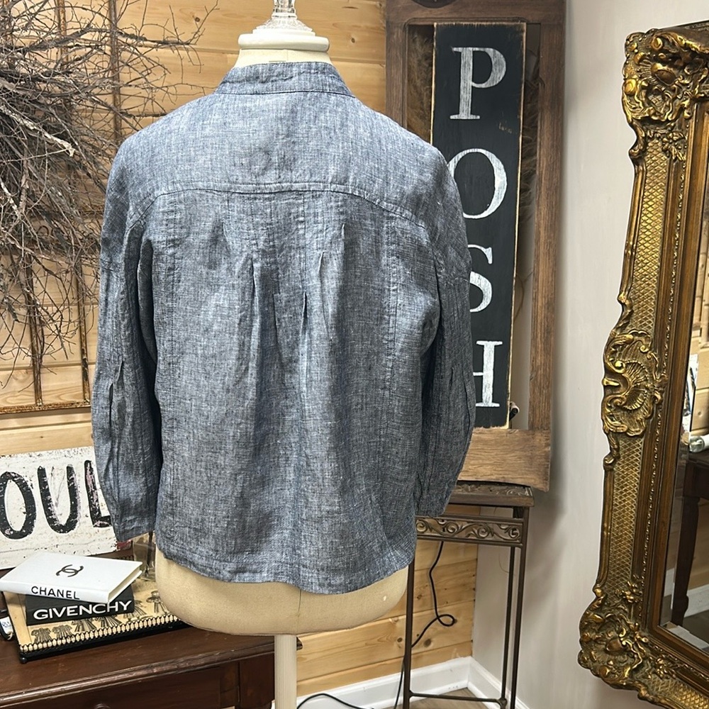 100% Linen swing jacket - Picture 7 of 15